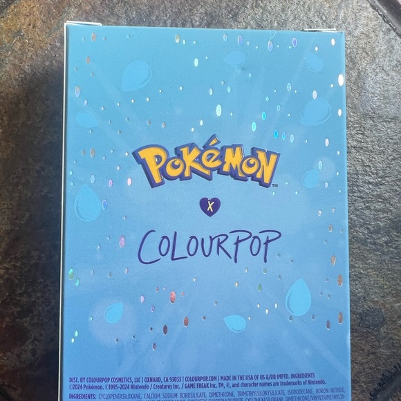 NIB COLOURPOP POKÉMON SUPER SHOCK SHADOW HYDRO PUMP - Picture 2 of 7